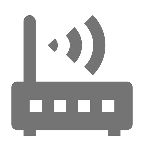 Icono de vector de router Wifi — Archivo Imágenes Vectoriales