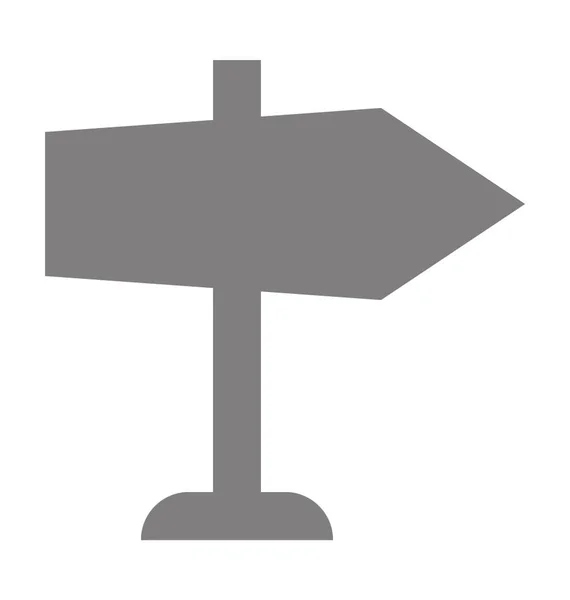 Icône vectorielle du panneau indicateur — Image vectorielle