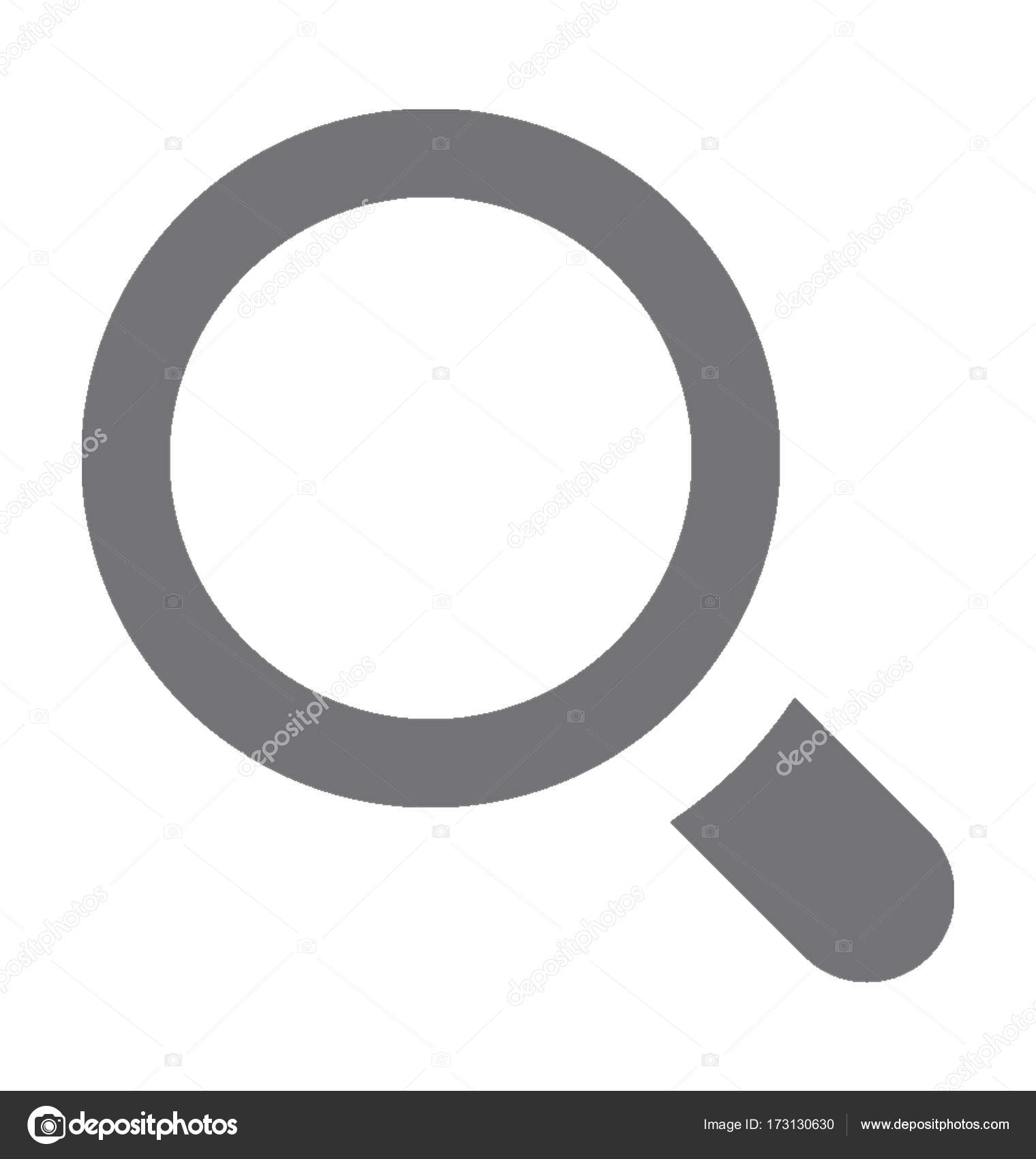 Büyüteç vektör simgesi — Stok Vektör © creativestall 173130630