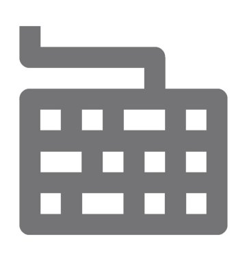  klavye vektör simgesi