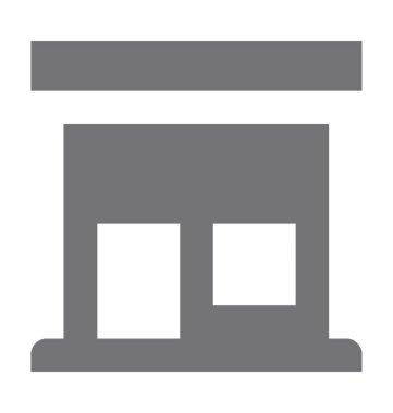  Dükkanı vektör simgesi