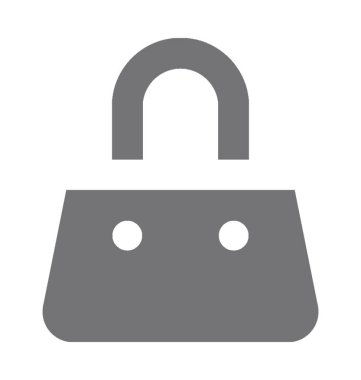  El çantası vektör simgesi