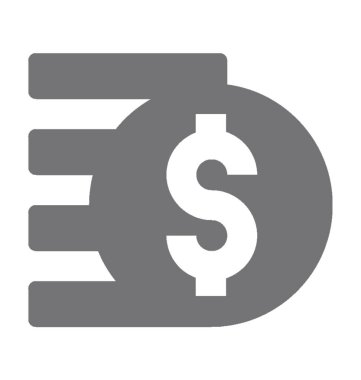  Sikkeler yığın vektör simgesi