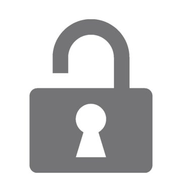  Vektör simgesi kilidini