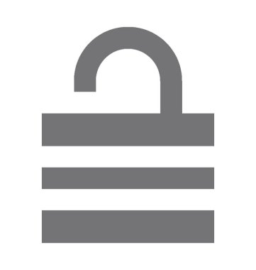  Vektör simgesi kilidini