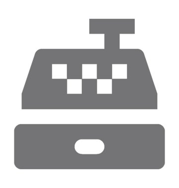  para kasası vektör simgesi