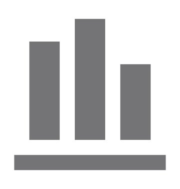  bar çizelgesi vektör simgesi 