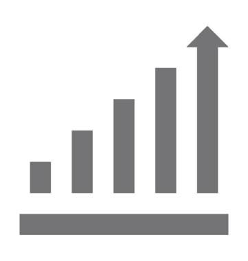  bar çizelgesi vektör simgesi