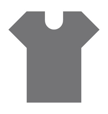 t-shirt vektör simgesi