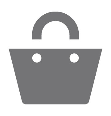  El çantası vektör simgesi