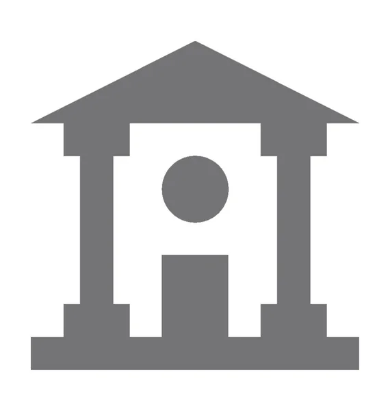 Bank-Vektor-Symbol — Stockvektor