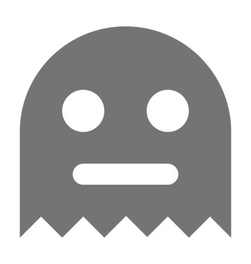 Oyun Ghost vektör simgesi