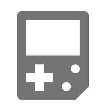  Gameboy vektör simgesi