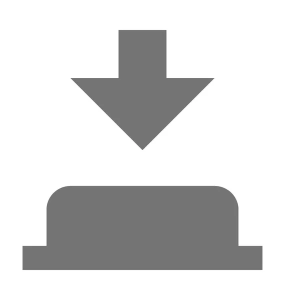 プッシュ ボタンのベクトル アイコン — ストックベクタ