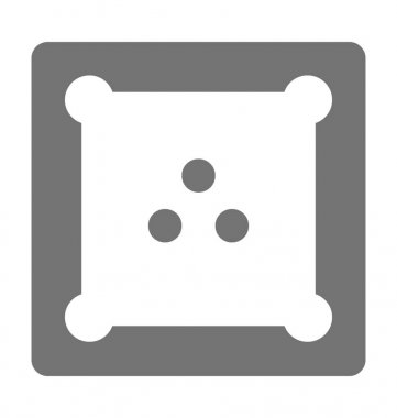  Karambol vektör simgesi