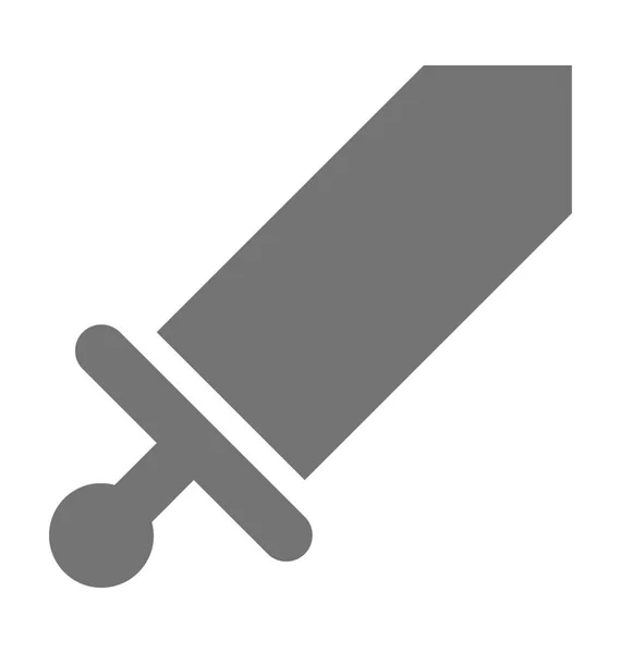 Ícone de vetor de espada — Vetor de Stock