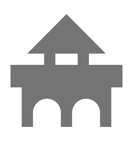 Icona vettoriale del tempio — Vettoriale Stock