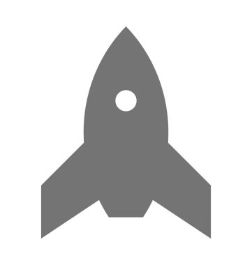  Roket vektör simgesi