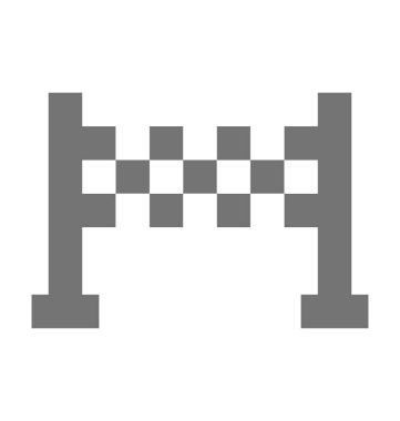  Bitiş çizgisine vektör simgesi