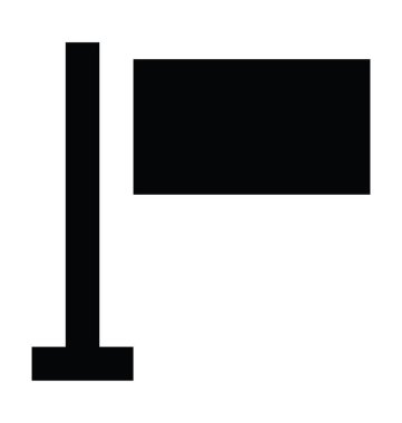  Bayrak Vektörü Simgesi