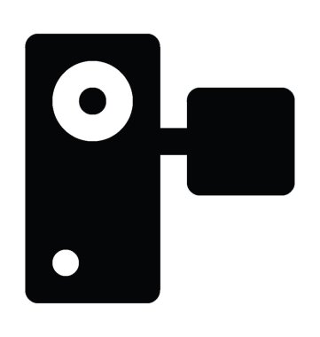   Video kamera vektör simgesi