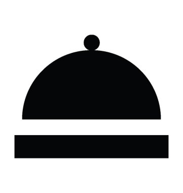  Tabağı vektör simgesi