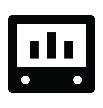  müzik çalar vektör simgesi