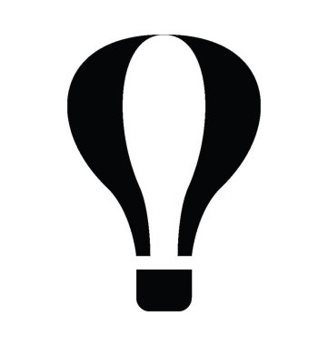  hava balonu vektör simgesi