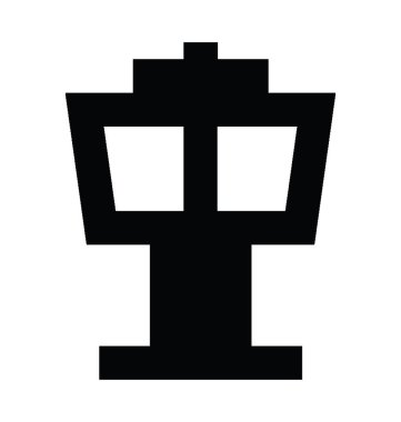  Hava trafik kontrol vektör simgesi