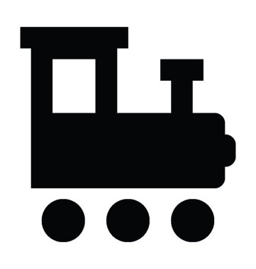  Buhar motoru vektör simgesi