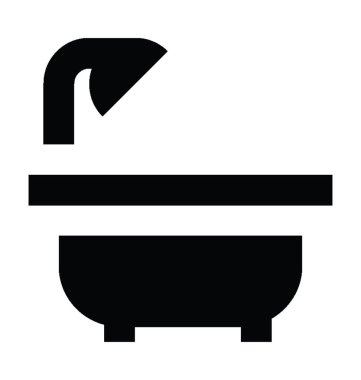  Küvet vektör simgesi