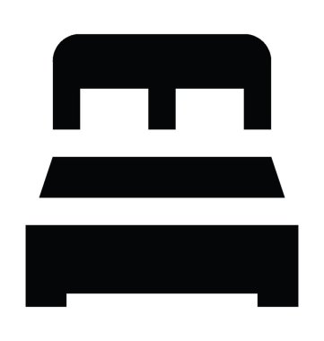  Yatak vektör simgesi