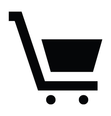  Alışveriş arabası vektör simgesi