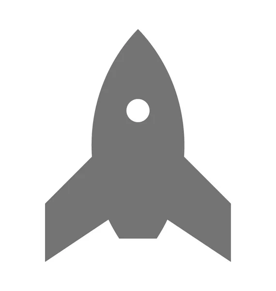 Rocket Vector Icon — Stock Vector