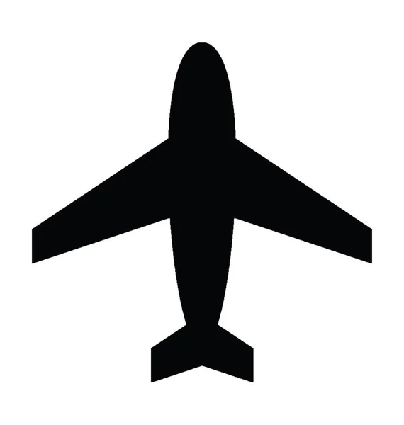 Icono de vector de avión — Vector de stock
