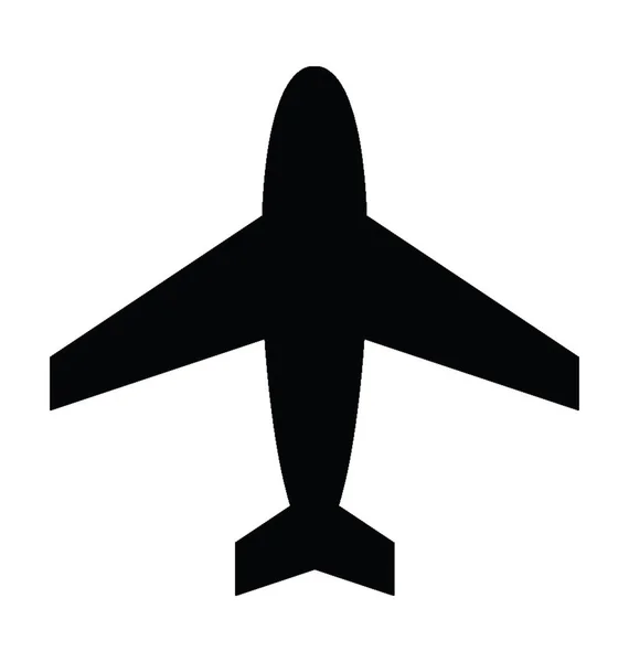 Flugzeug-Vektorsymbol — Stockvektor