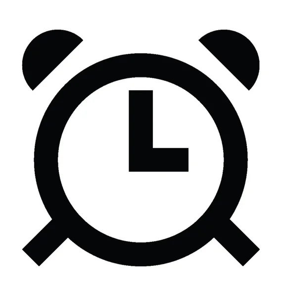 Reloj despertador vector icono — Archivo Imágenes Vectoriales