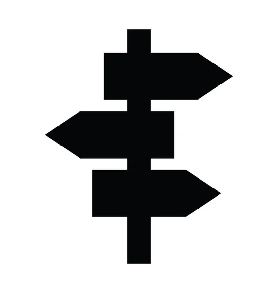 Wegweiser-Symbol — Stockvektor