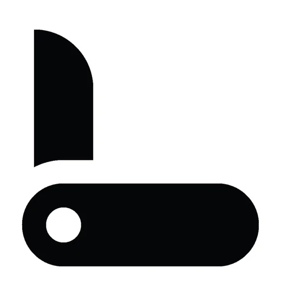 Icône vectorielle de couteau de poche — Image vectorielle