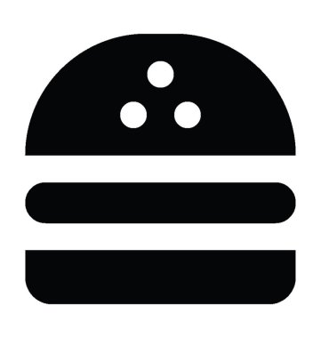  Hamburger vektör simgesi