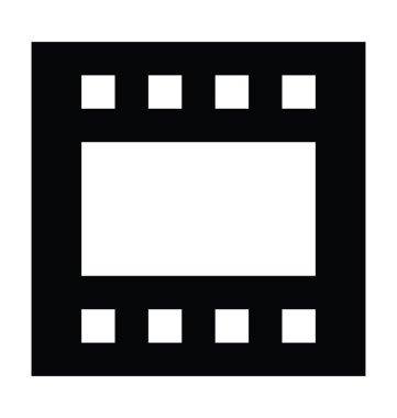  film strip vektör simgesi