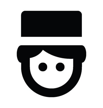  Garson vektör simgesi