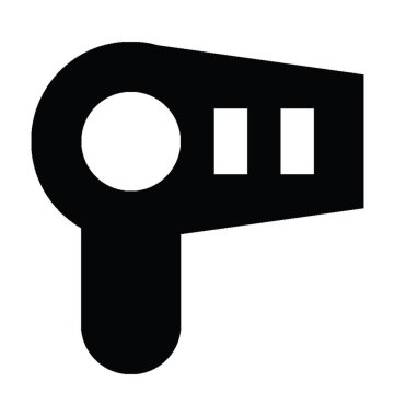  saç kurutma makinesi vektör simgesi