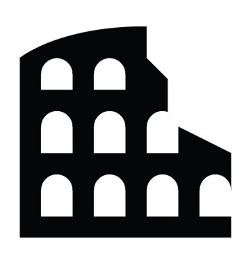  Colosseum vektör simgesi