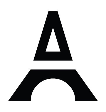  Eyfel kule vektör simgesi