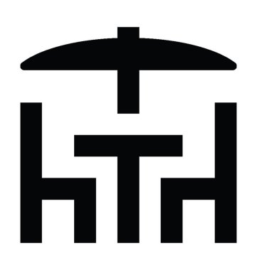  Yemek Masası vektör simgesi