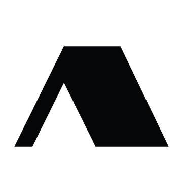  Çadır vektör simgesi