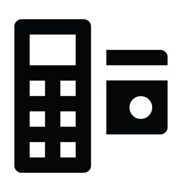  Kartı Terminal vektör simgesi