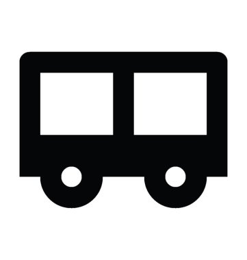  otobüs vektör simgesi