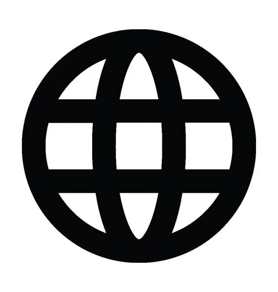 Globe Vector Icon — Stock Vector